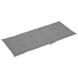 Acquista 2 pz Cuscini per Sedie da Giardino Grigi 120x50x3 cm con riferimento GHV-43179 della ditta GARDENHOME