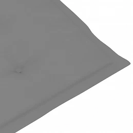 Acquista 2 pz Cuscini per Sedie da Giardino Grigi 120x50x3 cm con riferimento GHV-43179 della ditta GARDENHOME