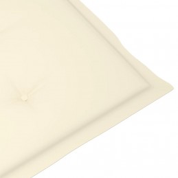 Acquista 2 pz Cuscini per Sedie da Giardino Crema 120x50x3 cm con riferimento GHV-43181 della ditta GARDENHOME
