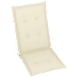 Acquista 4 pz Cuscini per Sedie da Giardino Crema 120x50x3 cm con riferimento GHV-43182 della ditta GARDENHOME