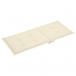 Acquista 4 pz Cuscini per Sedie da Giardino Crema 120x50x3 cm con riferimento GHV-43182 della ditta GARDENHOME
