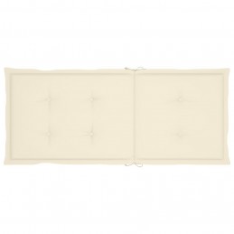 Acquista 4 pz Cuscini per Sedie da Giardino Crema 120x50x3 cm con riferimento GHV-43182 della ditta GARDENHOME