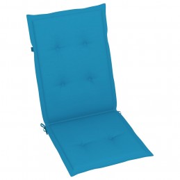 Acquista 2 pz Cuscini per Sedie da Giardino Blu 120x50x3 cm con riferimento GHV-43183 della ditta GARDENHOME