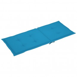 Acquista 2 pz Cuscini per Sedie da Giardino Blu 120x50x3 cm con riferimento GHV-43183 della ditta GARDENHOME