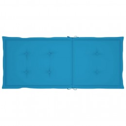 Acquista 2 pz Cuscini per Sedie da Giardino Blu 120x50x3 cm con riferimento GHV-43183 della ditta GARDENHOME