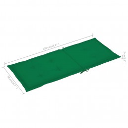 Acquista 4 pz Cuscini per Sedie da Giardino Verdi 120x50x3 cm con riferimento GHV-43186 della ditta GARDENHOME