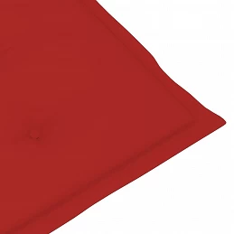 Acquista 4 pz Cuscini per Sedie da Giardino Rossi 120x50x3 cm con riferimento GHV-43188 della ditta GARDENHOME