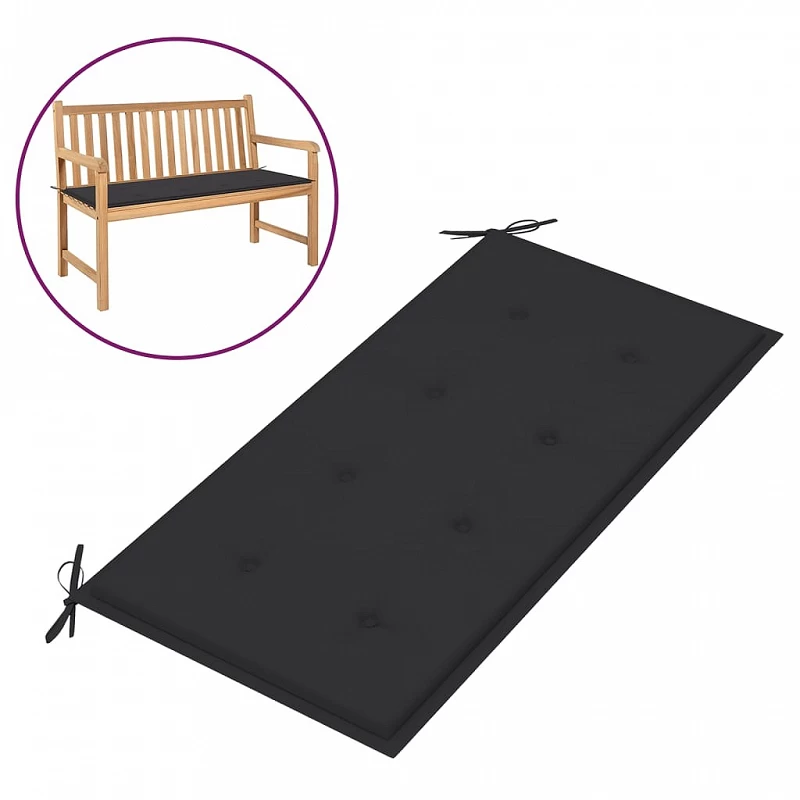 Acquista Cuscino per Panca da Giardino Antracite 100x50x3 cm con riferimento GHV-43189 della ditta GARDENHOME