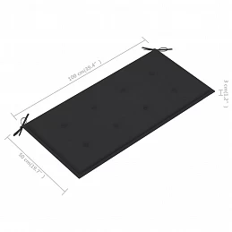 Acquista Cuscino per Panca da Giardino Antracite 100x50x3 cm con riferimento GHV-43189 della ditta GARDENHOME