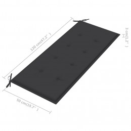 Acquista Cuscino per Panca da Giardino Antracite 120x50x3 cm con riferimento GHV-43190 della ditta GARDENHOME