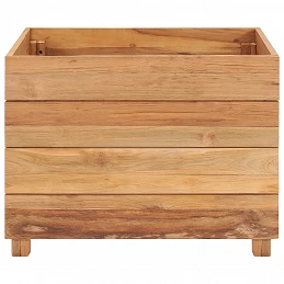 Acquista Letto Rialzato 50x40x38 cm Legno di Teak di Recupero e Acciaio con riferimento GHV-47421 della ditta GARDENHOME