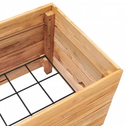 Acquista Letto Rialzato 50x40x38 cm Legno di Teak di Recupero e Acciaio con riferimento GHV-47421 della ditta GARDENHOME