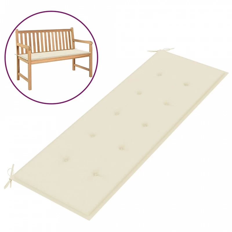 Acquista Cuscino per Panca da Giardino Crema 150x50x3 cm con riferimento GHV-43199 della ditta GARDENHOME