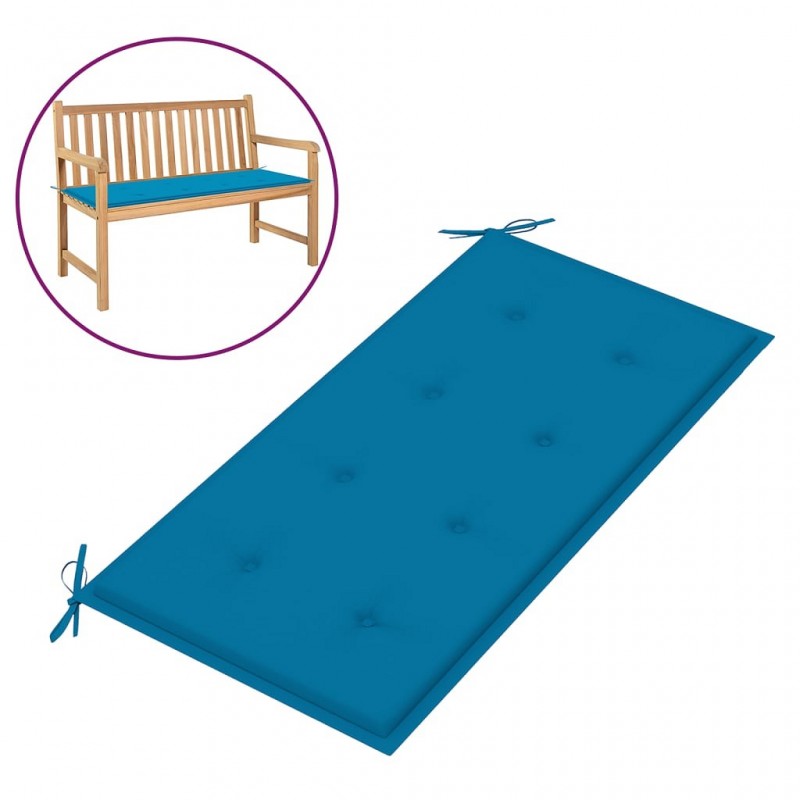Acquista Cuscino per Panca da Giardino Blu 100x50x3 cm con riferimento GHV-43201 della ditta GARDENHOME