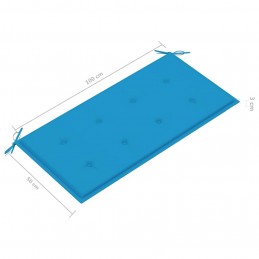 Acquista Cuscino per Panca da Giardino Blu 100x50x3 cm con riferimento GHV-43201 della ditta GARDENHOME