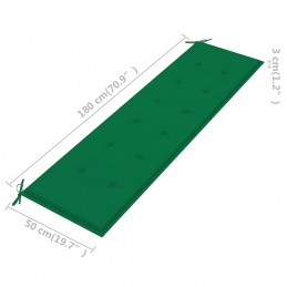 Acquista Cuscino per Panca da Giardino Verde 180x50x3 cm con riferimento GHV-43208 della ditta GARDENHOME