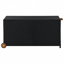 Acquista Contenitore da Giardino Nero 120x65x61 cm in Polyrattan con riferimento GHV-310089 della ditta GARDENHOME