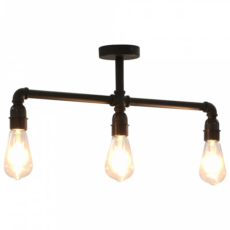 Acquista Lampadario Nero per 3 Lampadine E27 con riferimento GHV-281628 della ditta GARDENHOME
