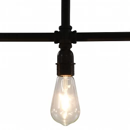 Acquista Lampadario Nero per 3 Lampadine E27 con riferimento GHV-281628 della ditta GARDENHOME