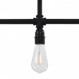 Acquista Lampadario Nero per 3 Lampadine E27 con riferimento GHV-281628 della ditta GARDENHOME
