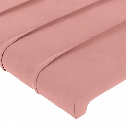 Acquista Testiera a LED Rosa 200x5x78/88 cm in Velluto con riferimento GHV-3121823 della ditta GARDENHOME