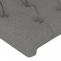 Acquista Testiera a LED Grigio Scuro 90x7x78/88 cm in Tessuto con riferimento GHV-3121931 della ditta GARDENHOME