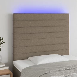 Acquista Testiera a LED Tortora 80x5x118/128 cm in Tessuto con riferimento GHV-3122542 della ditta GARDENHOME