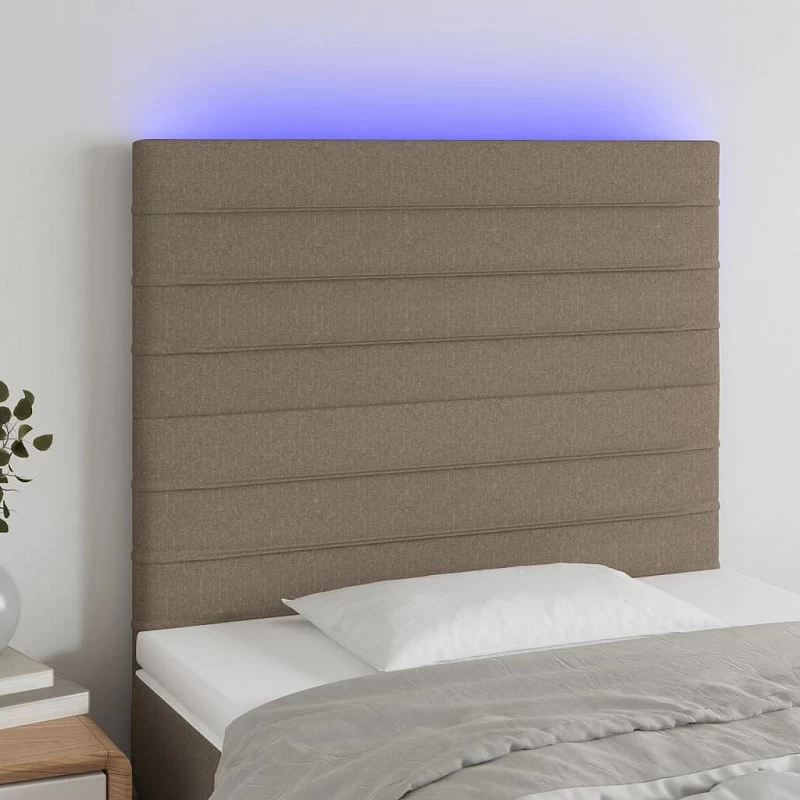Acquista Testiera a LED Tortora 80x5x118/128 cm in Tessuto con riferimento GHV-3122542 della ditta GARDENHOME
