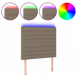 Acquista Testiera a LED Tortora 80x5x118/128 cm in Tessuto con riferimento GHV-3122542 della ditta GARDENHOME