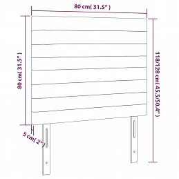 Acquista Testiera a LED Tortora 80x5x118/128 cm in Tessuto con riferimento GHV-3122542 della ditta GARDENHOME