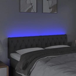 Acquista Testiera a LED Grigio Scuro 144x7x78/88 cm in Tessuto con riferimento GHV-3121947 della ditta GARDENHOME