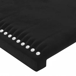 Acquista Testiera a LED Nera 200x5x78/88 cm in Velluto con riferimento GHV-3121540 della ditta GARDENHOME