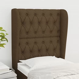 Acquista Testiera ad Orecchio Marrone Scuro 83x23x118/128 cm in Tessuto con riferimento GHV-3118269 della ditta GARDENHOME