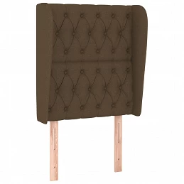 Acquista Testiera ad Orecchio Marrone Scuro 83x23x118/128 cm in Tessuto con riferimento GHV-3118269 della ditta GARDENHOME