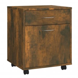 Acquista Armadietto con Ruote Rovere Fumo 45x38x54 cm Legno Multistrato con riferimento GHV-815963 della ditta GARDENHOME