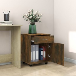 Acquista Armadietto con Ruote Rovere Fumo 45x38x54 cm Legno Multistrato con riferimento GHV-815963 della ditta GARDENHOME