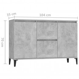 Acquista Credenza Grigio Cemento 104x35x70 cm in Truciolato con riferimento GHV-806116 della ditta GARDENHOME