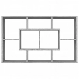 Acquista Mensola a Muro Grigio Sonoma 85x16x52,5 cm in Legno Multistrato con riferimento GHV-820461 della ditta GARDENHOME