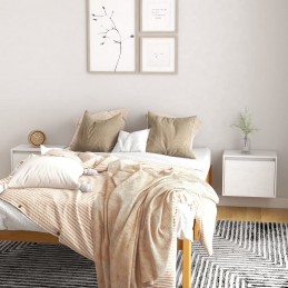 Acquista Pensili Bianchi 2 pz 45x30x35 cm in Legno Massello di Pino con riferimento GHV-813438 della ditta GARDENHOME