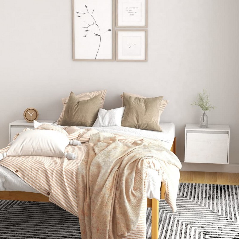 Acquista Pensili Bianchi 2 pz 45x30x35 cm in Legno Massello di Pino con riferimento GHV-813438 della ditta GARDENHOME