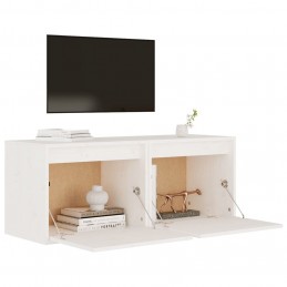 Acquista Pensili Bianchi 2 pz 45x30x35 cm in Legno Massello di Pino con riferimento GHV-813438 della ditta GARDENHOME
