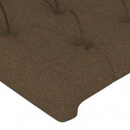 Acquista Testiera ad Orecchio Marrone Scuro 83x16x118/128 cm in Tessuto con riferimento GHV-3119893 della ditta GARDENHOME