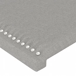 Acquista Testiera a LED Grigio Chiaro 93x16x118/128 cm in Tessuto con riferimento GHV-3123890 della ditta GARDENHOME