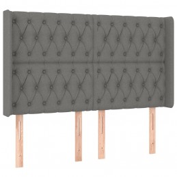 Acquista Testiera a LED GrigioScuro 163x16x118/128cm inTessuto con riferimento GHV-3124391 della ditta GARDENHOME