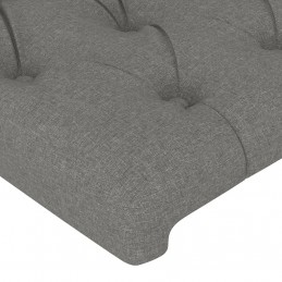Acquista Testiera a LED GrigioScuro 163x16x118/128cm inTessuto con riferimento GHV-3124391 della ditta GARDENHOME
