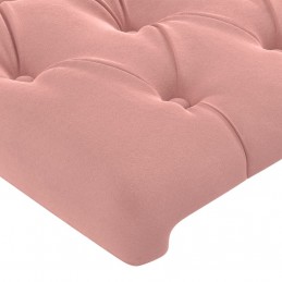 Acquista Testiera a LED rosa 200x7x118/128 cm in Velluto con riferimento GHV-3122831 della ditta GARDENHOME