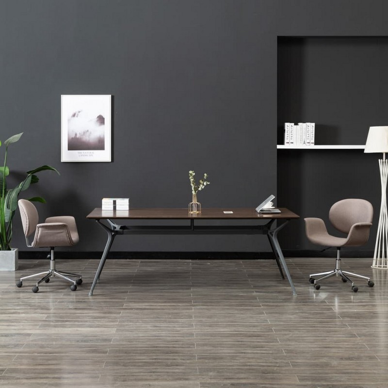Acquista Sedia da Pranzo Girevole Grigio Talpa in Tessuto con riferimento GHV-287396 della ditta GARDENHOME