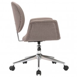 Acquista Sedia da Pranzo Girevole Grigio Talpa in Tessuto con riferimento GHV-287396 della ditta GARDENHOME