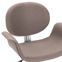 Acquista Sedia da Pranzo Girevole Grigio Talpa in Tessuto con riferimento GHV-287396 della ditta GARDENHOME