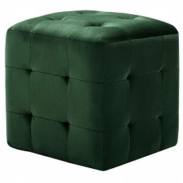 Acquista Comodini 2 pz Verde 30x30x30 cm in Tessuto Vellutato con riferimento GHV-249019 della ditta GARDENHOME
